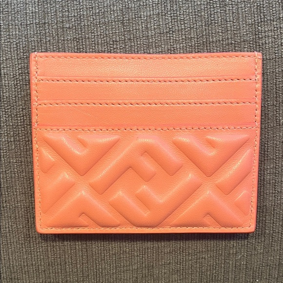 FENDI baguette card case pink- new! Never used - Picture 2 of 4